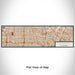 Flat View of Map Custom South Gate California Map Enamel Mug in Woodblock