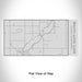 Rendered View of South Long Lake Minnesota Map Engraving on 17oz Stainless Steel Insulated Cola Bottle