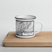 Right View Custom Spanish Fork Utah Map Enamel Mug in Classic