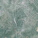 Spartanburg South Carolina Map Print in Afternoon Style Zoomed In Close Up Showing Details