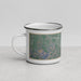 Left View Custom Spearfish South Dakota Map Enamel Mug in Afternoon