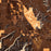 Spearfish South Dakota Map Print in Ember Style Zoomed In Close Up Showing Details