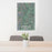 24x36 Sperryville Virginia Map Print Portrait Orientation in Afternoon Style Behind 2 Chairs Table and Potted Plant