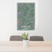 24x36 Sperryville Virginia Map Print Portrait Orientation in Afternoon Style Behind 2 Chairs Table and Potted Plant