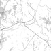 Sperryville Virginia Map Print in Classic Style Zoomed In Close Up Showing Details