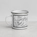 Left View Custom Sperryville Virginia Map Enamel Mug in Classic