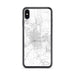Custom Spokane Washington Map Phone Case in Classic