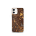 Custom Spokane Washington Map iPhone 12 mini Phone Case in Ember