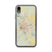 Custom Spokane Washington Map Phone Case in Woodblock