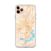 Custom Springfield Illinois Map Phone Case in Watercolor