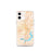 Custom Springfield Illinois Map iPhone 12 mini Phone Case in Watercolor