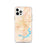 Custom Springfield Illinois Map iPhone 12 Pro Phone Case in Watercolor