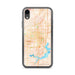 Custom Springfield Illinois Map Phone Case in Watercolor