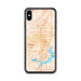 Custom Springfield Illinois Map Phone Case in Watercolor