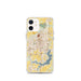 Custom Springfield Illinois Map iPhone 12 mini Phone Case in Woodblock