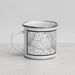 Left View Custom Springfield Massachusetts Map Enamel Mug in Classic