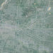 Springfield Ohio Map Print in Afternoon Style Zoomed In Close Up Showing Details