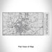 Rendered View of Springfield Ohio Map Engraving on 17oz Stainless Steel Insulated Cola Bottle