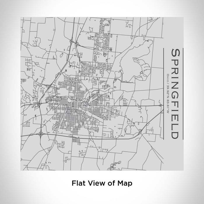 Springfield - Ohio Engraved Map Tumbler — JACE Maps
