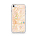 Custom Springfield Ohio Map iPhone SE Phone Case in Watercolor