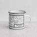 Right View Custom Springfield Oregon Map Enamel Mug in Classic
