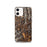 Custom iPhone 12 Spruce Pine North Carolina Map Phone Case in Ember