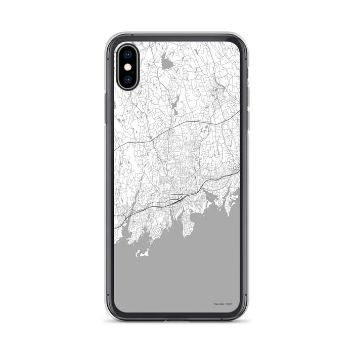 Custom Stamford Connecticut Map Phone Case in Classic