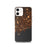 Custom Stamford Connecticut Map iPhone 12 Phone Case in Ember