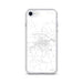 Custom Starkville Mississippi Map iPhone SE Phone Case in Classic
