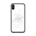 Custom Starkville Mississippi Map Phone Case in Classic