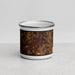 Front View Custom Starkville Mississippi Map Enamel Mug in Ember