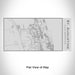 Rendered View of St. Augustine Florida Map Engraving on 17oz Stainless Steel Insulated Cola Bottle