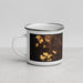 Left View Custom St. Augustine Florida Map Enamel Mug in Ember