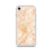 Custom iPhone SE Staunton Virginia Map Phone Case in Watercolor
