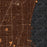 St. Clair Shores Michigan Map Print in Ember Style Zoomed In Close Up Showing Details
