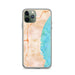 Custom St. Clair Shores Michigan Map Phone Case in Watercolor