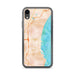 Custom St. Clair Shores Michigan Map Phone Case in Watercolor
