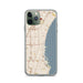Custom St. Clair Shores Michigan Map Phone Case in Woodblock