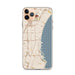 Custom St. Clair Shores Michigan Map Phone Case in Woodblock
