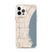 Custom St. Clair Shores Michigan Map iPhone 12 Pro Max Phone Case in Woodblock