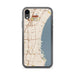 Custom St. Clair Shores Michigan Map Phone Case in Woodblock