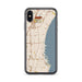 Custom St. Clair Shores Michigan Map Phone Case in Woodblock