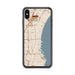 Custom St. Clair Shores Michigan Map Phone Case in Woodblock