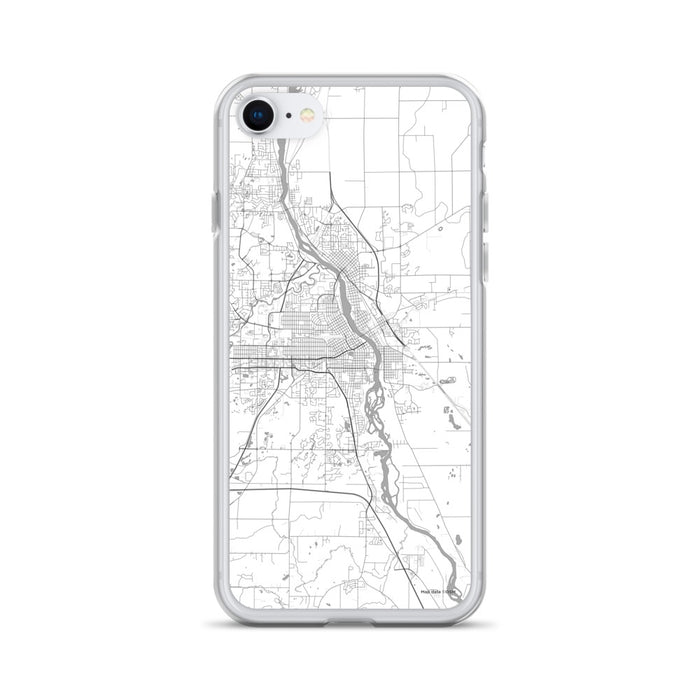 Custom St. Cloud Minnesota Map iPhone SE Phone Case in Classic
