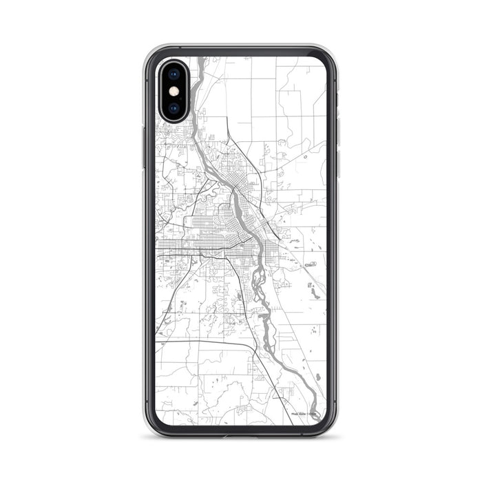 Custom St. Cloud Minnesota Map Phone Case in Classic