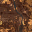 St. Cloud Minnesota Map Print in Ember Style Zoomed In Close Up Showing Details