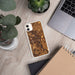 Custom St. Cloud Minnesota Map Phone Case in Ember