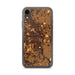 Custom St. Cloud Minnesota Map Phone Case in Ember