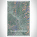 Steamboat Springs Colorado Map Print Portrait Orientation in Afternoon Style With Shaded Background