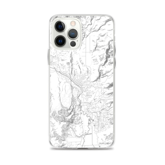 Custom Steamboat Springs Colorado Map iPhone 12 Pro Max Phone Case in Classic